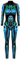 SEAUR Halloween Kostüm Damen Roboter Cosplay Catsuit Overall Knochen Anzug Karneval L