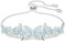 Swarovski Lilia Armband, Rhodinierter Damenarmreif mit verspielten Schmetterlingsmotiven und strahlenden Kristallen