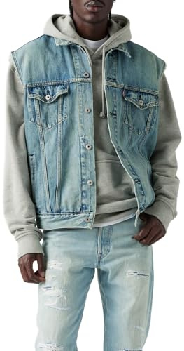 Levi's Herren Relaxed Trucker Jeans Weste