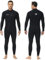 Owntop Herren Neoprenanzug 3/2mm - Vorderer Reißverschluss Voll Tauchanzüge, Stretch Pro Neopren-Nassanzug Thermische Volle Länge Tauchhaut zum Surfen Schnorcheln, Herren Schwarz M