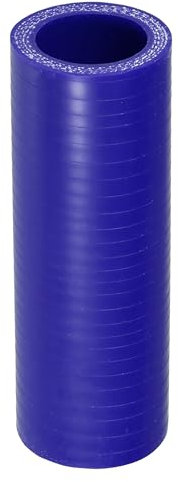 QUARKZMAN 1 Pièce Tuyau en Silicone Bleu Universel pour Voiture, Diamètre Intérieur 25mm (0,98) Longueur 100mm (3,94) Angle 0 Degré