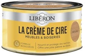 Libéron La crème de cire pour bois, en pâte, Incolore 250ml