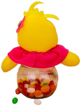 Domasvmd Transparente Süßigkeiten-Vorratsdose für Ostern, Schaufenster, Lieblings-Süßigkeiten-Box, Kunststoffmaterial, vielseitige Dekoration, Hochzeitsbevorzugungsbehälter