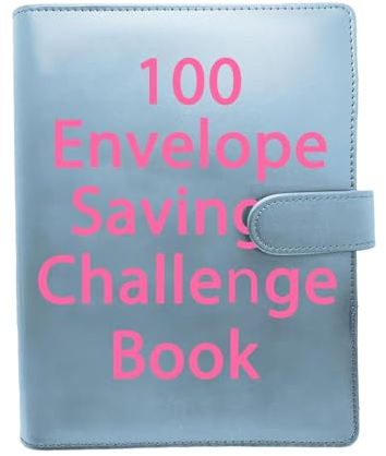 100 Envelope Saving Challenge | 100 Umschlag Geld Sparen Challenge | Sparbuch für Geld Challenge | 5 Geldspar Ordner Booklet | Geldspar Binder Budget Planner Leicht zu Sparen €5050