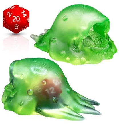Würfel Gefängnis, Dice Jail Chair, Würfel Stuhl der Schande, DND Zubehör DM, Slime Monster Figur, Pen and Paper Würfel, Würfelgefängniss, Würfel käfig + Gratis Würfel