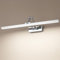 Pasoar LED Spiegel Lampe Badezimmer 60cm, Rotation Lampen Spiegel für IP44, Licht 18W 1440 LM, LED Badezimmer Lichter, Neutral Weiß 4000K, Chrom