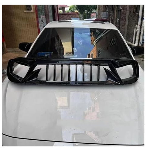 Parrilla Rejilla Carreras Plástico ABS Carbono Negro Mate Accesorios Estilo Entrada Aire Piezas Tuning para Jeep para Renegade 2016-2023 Radiateur(16-18Bright Black)