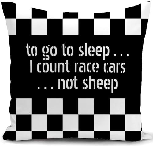 HUASHUZI F1 formula 1 federe cuscini divano 40 x 40 cm f1 gadget accessori regalo uomo compleanno copricuscini fodera cuscino decorativi soggiorno camera da letto