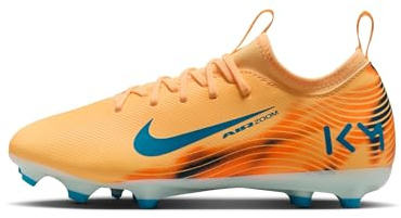 Nike Unisex Jr Zoom Vapor 16 Acad Km Fg/Mg Walking-Schuh, Melon Tint/Neo Turq/Igloo, 38