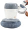 Brosse De Rinçage Avec Distributeur De Savon - Épurateur De Lave-vaisselle Avec Distributeur De Savon | Brosse À Chasse D'eau De Cuisine | Dispensateur SOAP Disposeur Lavber | Mécanisme D'impression A
