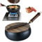 Wok Non Stick, 2025 Ungraded Chinese Handmade Cast Iron Wok with Wooden Lid, No Chemical Coated Cast Iron Frying Pan, Traditional Carbon Steel Woks, Ideal for Induction, Gas, Hobs (26cm / 10.24Inch)