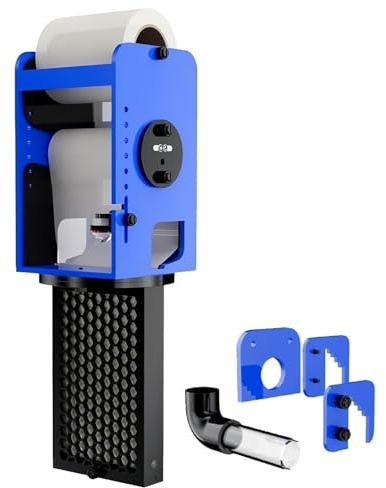 MEUBLLY Filtro a Rullo Intelligente per Acquario, sistemi di filtrazione Interna Automatico, velocità Regolabile, Controllo Tramite App, attivazione Intelligente del Livello dell'Acqua