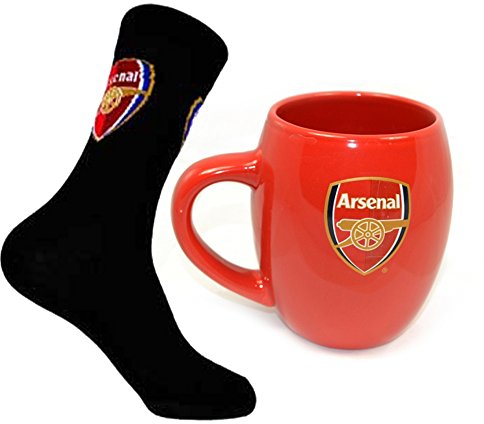 Official Arsenal FC Tea Tub Mug and Socks Combo