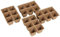 Anzuchttöpfe classic floraworld 6x6cm 4x6er Schalen / 24 Stück