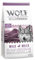 Wolf of Wilderness Adult 'Wild Hills' - Ente, Premium Trockenfutter für Hunde, 100% Getreide- und Glutenfrei, angereichert mit Waldfrüchten, Wildkräutern und Wurzeln, 2 x 12 kg