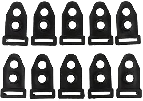 CUTICATE 10pcs Zeltklammer Camping Zelt Klemme Zeltstange Tarpstange Halter