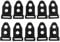 CUTICATE 10pcs Zeltklammer Camping Zelt Klemme Zeltstange Tarpstange Halter