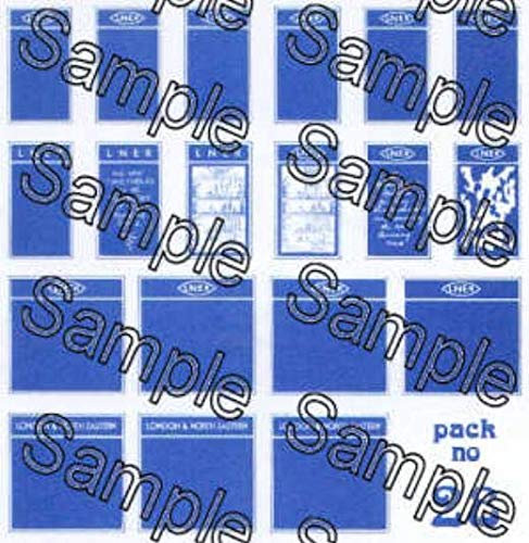 Tiny Signs TSOO28 LNER Poster Boards OO Gauge