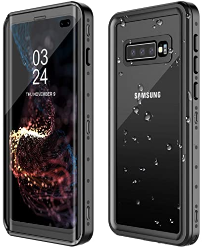 AICase - Carcasa Impermeable para Samsung Galaxy S10 Plus, con certificación IP68, 360º, Resistente al Agua, antigolpes, Antipolvo, antinieve