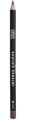 MUA Intense Colour Pencil Eyeliner, Dusk (Pack of 1) | Smokey Grey-Brown Shade, Soft & Blendable Formula, Enhanced Definition, Vegan & Cruelty Free