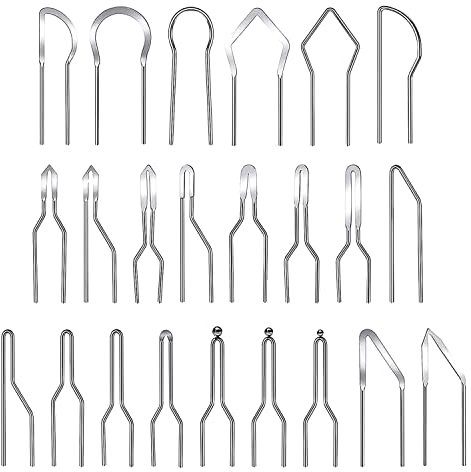 SAVITA 23 Piezas Puntas Quemar Madera, Reemplazo de Puntas Pirograbador Alambre para Máquina de Pirograbado Puntas para Bolígrafos para Pirograbado en Calabazas Madera Papel Cuero