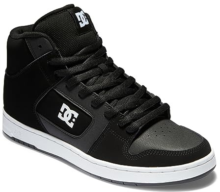 DC Shoes Men's Manteca 4 Black/White Hi Top Sneaker Shoes 10
