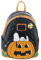 Loungefly Peanuts Great Pumpkin Snoopy Mini Rucksack, schwarz/orange, No Size, Peanuts Great Pumpkin Snoopy Mini Rucksack
