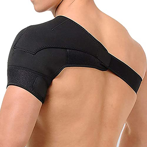 SOLO ACTFIT Tutore Spalla, Benda Regolabile Neoprene Wrap Braccio Supporto della Spalla per Protezione Lesioni Dolore Rotator Polsini Elastico Sportivo, per Destra e Sinistra