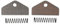 vhbw 2x Kohlebürste kompatibel mit Miele T8626WP ECOCOMFORT, T8627WP ECOCARE, T8627WP ECOCOMFORT Trockner, Kondenstrockner