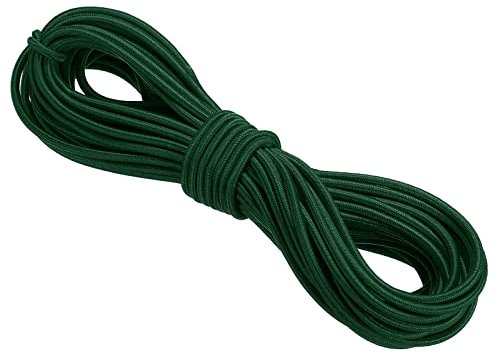 PATIKIL Bungee Cord Elastic Cord Heavy Stretch String Rope 3mm 11 Yards(10m) Green for Crafting DIY Sewing Hook Straps Camping Tie Down Strap