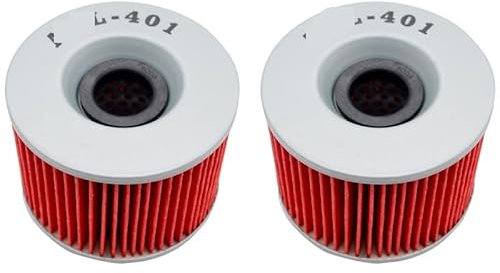 Filtro Olio For KAWASAKI ZR550 ZR 550 ZEPHYR 550 1990 2000 ZR7 1999-2003 ZR750 ZR 750 ZEPHYR 1991-1999 2001-2006 (Color : 2 PCS)