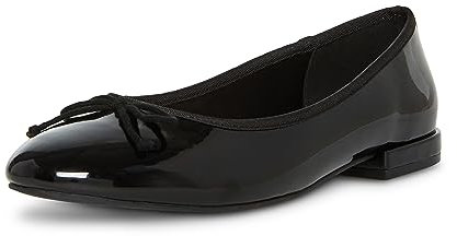Madden Girl Damen Plie Ballerinas, Schwarz Lack, 41.5 EU