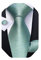 DiBanGu Extra lange Krawatte für Herren, Seide, 160 cm, XL-Krawatte und Taschen-Manschettenknöpfe, große und hohe Krawatte für Hochzeit, Party, Mintgrün, einfarbig, Einheitsgröße