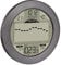 TFA Dostmann Stazione meteorologica Meteomar, 35.1124.10, andamento/tendenza della pressione atmosferica, con grafico per 24 ore/3 ore/1 ora, temperatura/umidità, orologio radio con data, antracite