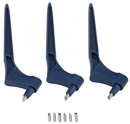 CALIBAN 3 herramientas de , cuchillo de acero inoxidable que puede girar 360 grados, herramientas de corte artístico para y cartón B