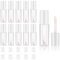 Molain Leere Tuben Lip Gloss Tubes, 10 Stück Nachfüllbare Tuben Klare Kosmetik Behälter, Lipgloss Tube für Lipgloss Kosmetik Make-up(weiß)