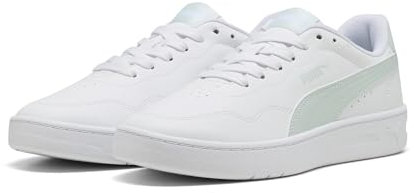 PUMA Court Lally Damen Sneaker, Puma White Peaceful Blue, 36 EU