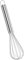 Schneebesen Edelstahl 21 cm, zum Vermengen, Rühren von Teig, Eiern, Aufschäumen, Schlagen, hochwertiger Schneebesen für Esszimmer, Küche, Silber