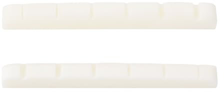 Banworks 6-String Electric Guitar Nuts with Flat Bottom Cattle Bone Nuts Pre-Slotted Nuts Replacement Part for Strat ST Tele Guitars Pack of 2 JT/XZ-01 42x3.5x4.5/3.5mm (1-21/32x9/64x11/64)