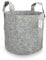 Growcery 5 Pack Fabric Plant Growing Bags, 8L, 12L, 16L, 20L Nonwoven Fabric Breathable Grow Bags Heavy Duty Thickened Root Aeration Garden Pots with Strap Handles, for Flowers and Vegetables (12L)