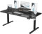 Devoko 200×80 cm Scrivania Regolabile in Altezza con Supporto per Monitor,Scrivania Regolabile con 2 Altezze di Memoria Scrivania Regolabile in Altezza,Per Camera da Letto, Studio, Ufficio(Nero)