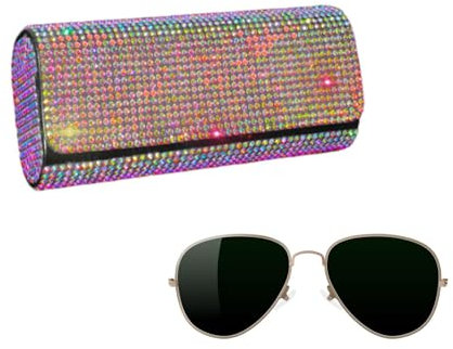 Auto-Sonnenbrillen-Etui – Handgefertigtes Brillenetui, Großes Sonnenbrillen-Aufbewahrungsetui | Fallsicheres Klappvisier-Brillenetui, Unisex-Hartschalen-Brillenetuis, Schutzhülle Für Brillen, Sonnenbr