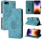 Rostsant Handyhülle für iPhone SE Löwenzahn PU Leder iPhone SE/iPhone 8/iPhone 7 Flip Case Brieftasche Tasche Hülle Magnetisch Handyhülle für iPhone SE 2022/SE 2020/iPhone 8/iPhone 7 Blau