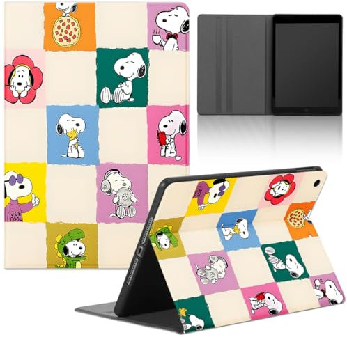 Cartoon Anime Tablet Cover per Apple iPad 10 Generation 2022 10,9, Carino Cartone animato Manga Motivo Disegni Tablet Custodia con Supporto Protettiva Antiurto Holder Flip in pelle PU Case,Cartoon