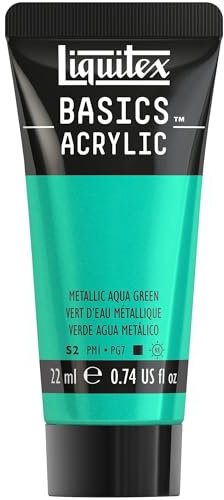 Liquitex Basics Acrylique Tube 22 ml Vert D'Eau Métallique