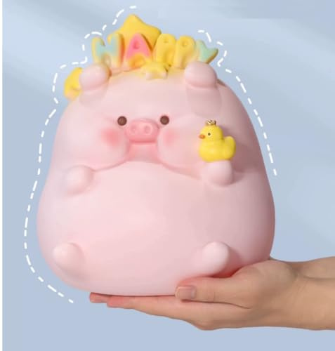 LPAMABA Sparschwein, Unzerbrechliches Spardose für Kinder Piggy Spardose Schwein Bank Sparbehälter Kinder Pig Money Coin Bank Münze Sparbüchse, Bestes Geburtstagsgeschenk und Heimdekoration