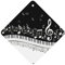 Lot de 10 touches de piano avec notes de musique pour voiture - Feuilles parfumées à suspendre pour salle de bain avec corde