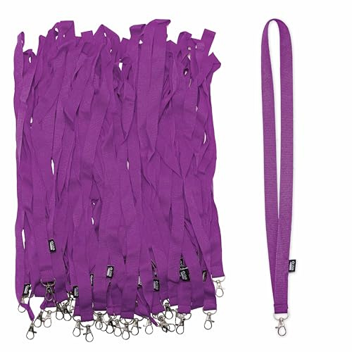 50 lanyard reciclado acreditaciones colgantes credenciales badge holder cinta porta credenciales