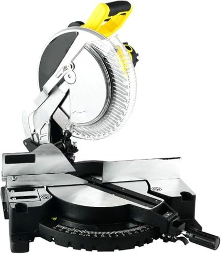 ERSINIAN Sega troncatrice Scorrevole 2200W Lama 305 mm, Larghezza di Taglio Massima: 305 mm, Sega troncatrice Professionale per Tagli trasversali Dritti, Tagli smussati, Pavimenti e Laminato