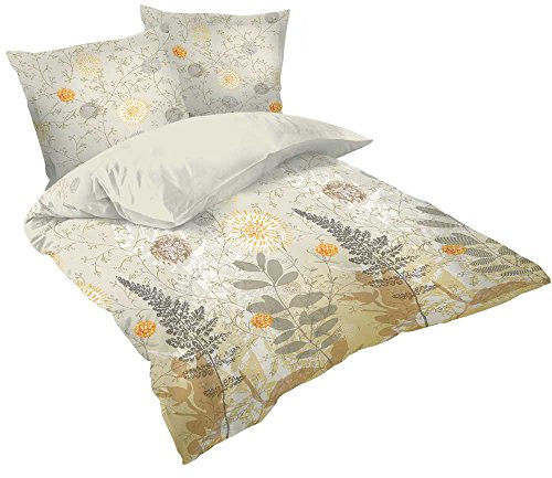Schlummerglück Original Bettwäsche mit zeitlos modischen Motiven, Qualitätsware zum attraktiven Preis, 100% Baumwolle, Verschiedene Modelle und Qualitäten verfügbar (Sunrise 200/220)
